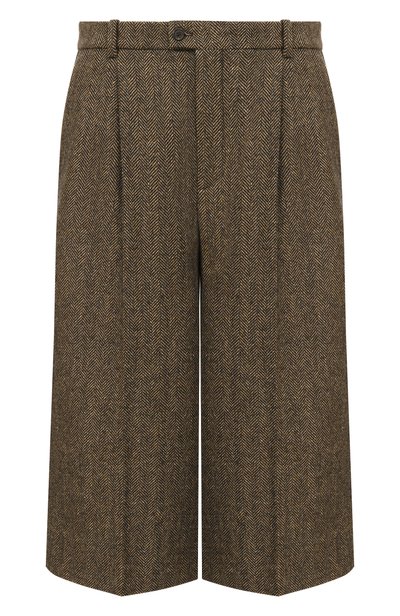 Женские шорты из шерсти и шелка SAINT LAURENT, арт. 866251/Y3L22