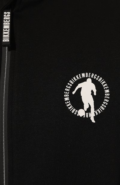 Хлопковая толстовка DIRK BIKKEMBERGS, арт. PBMF0436, фото 5