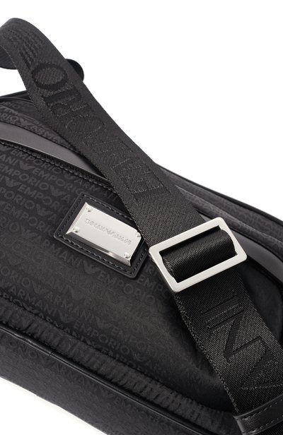 Сумка EMPORIO ARMANI черного цвета по цене 39950 руб., арт. EM007026/AF28660, фото 5 Сумка EMPORIO ARMANI, арт. EM007026/AF28660, фото 5
