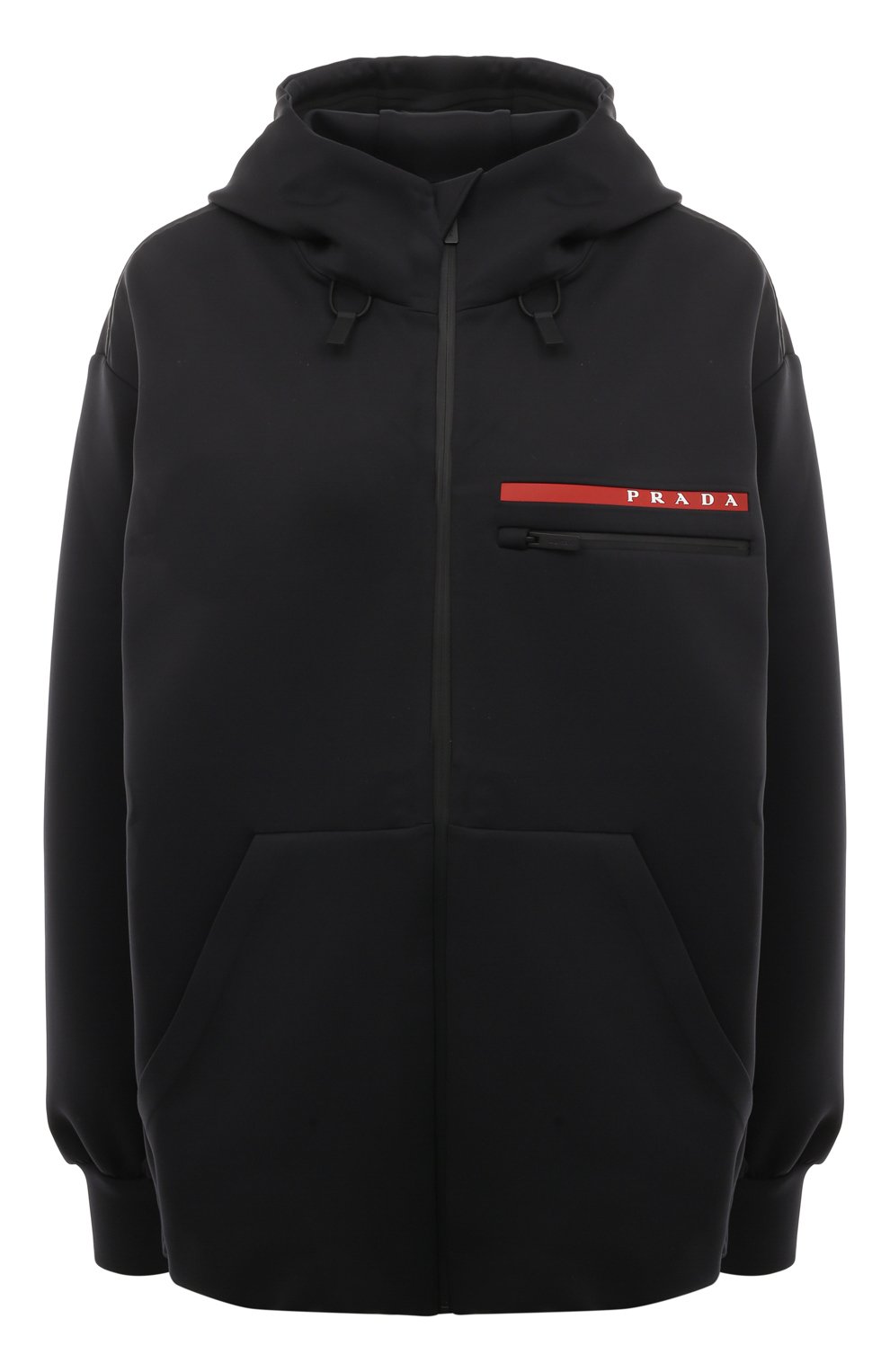 Толстовка prada linea rossa PRADA черного цвета по цене 160000 руб., арт. 138557-LJ4-F0002-202, фото 1 Толстовка prada linea rossa PRADA, арт. 138557-LJ4-F0002-202, фото 1