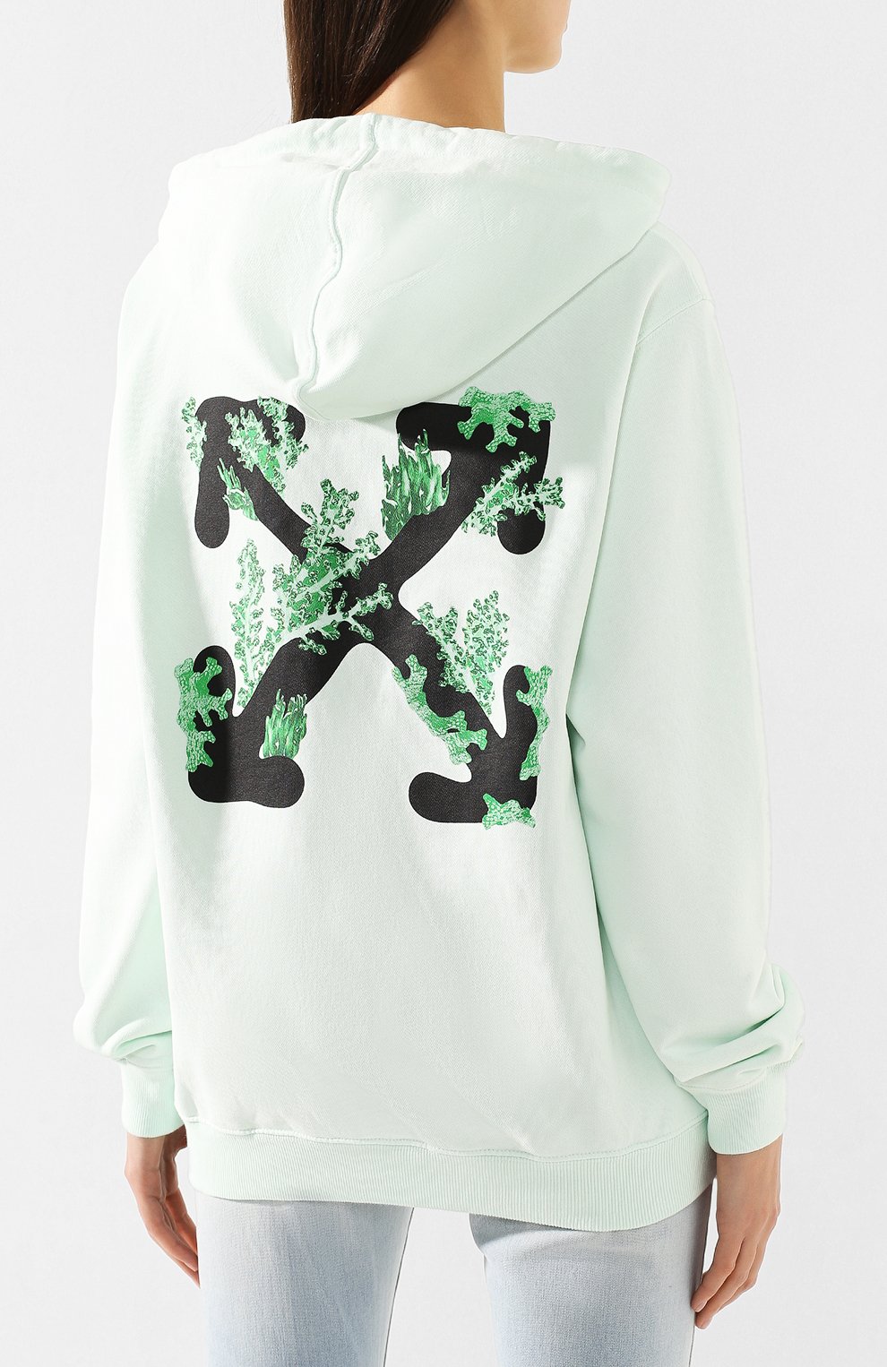 Хлопковое худи OFF-WHITE, арт. 0WBB035R200030393110, фото 4