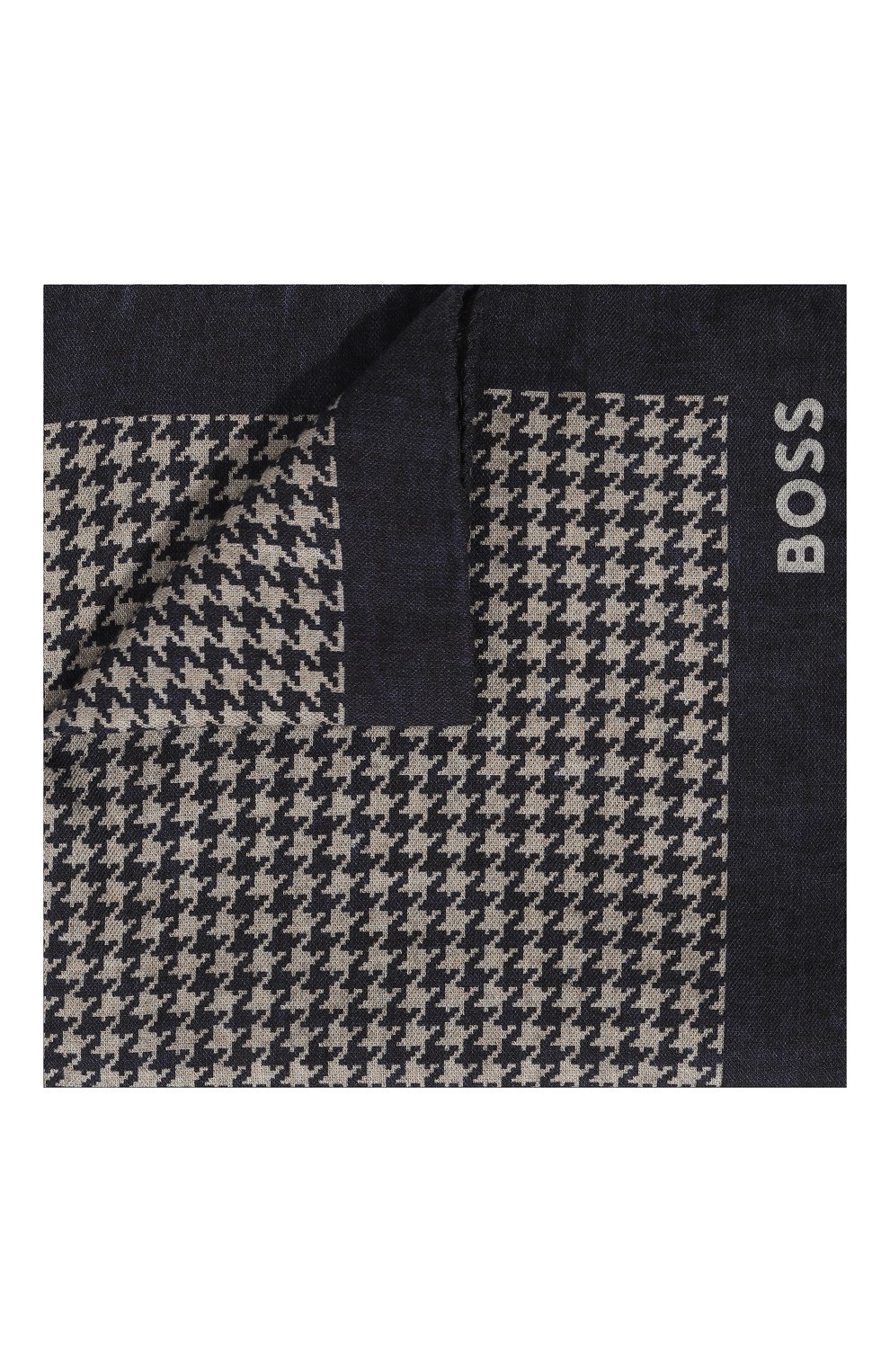 Платок из хлопка и шерсти BOSS, арт. 50499597, фото 1