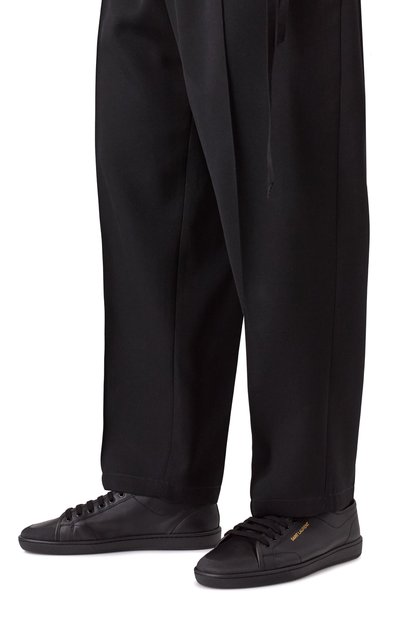 Кожаные кеды SAINT LAURENT, арт. 820087/00N00, фото 3