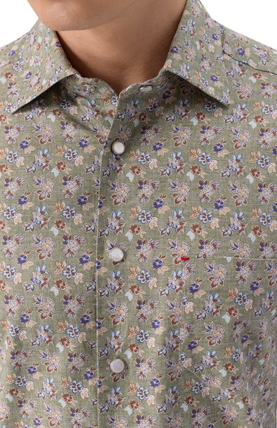 Хлопковая рубашка KITON, арт. UMCNERCH0927606, фото 5