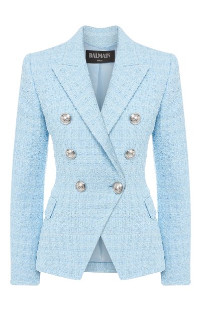 Женский двубортный жакет BALMAIN, арт. RF07150/C138
