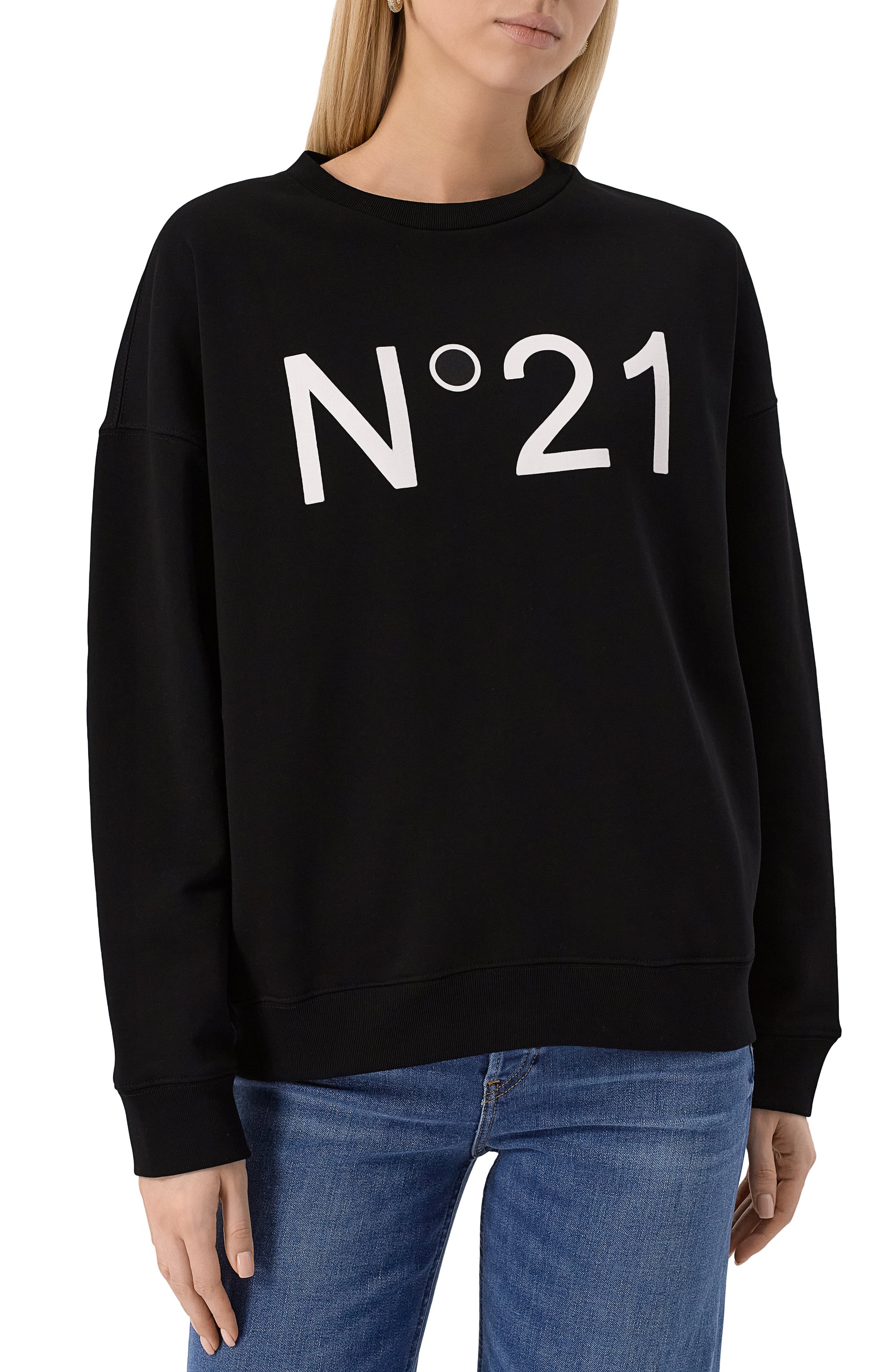 Хлопковый свитшот N21, арт. E032/6329, фото 3