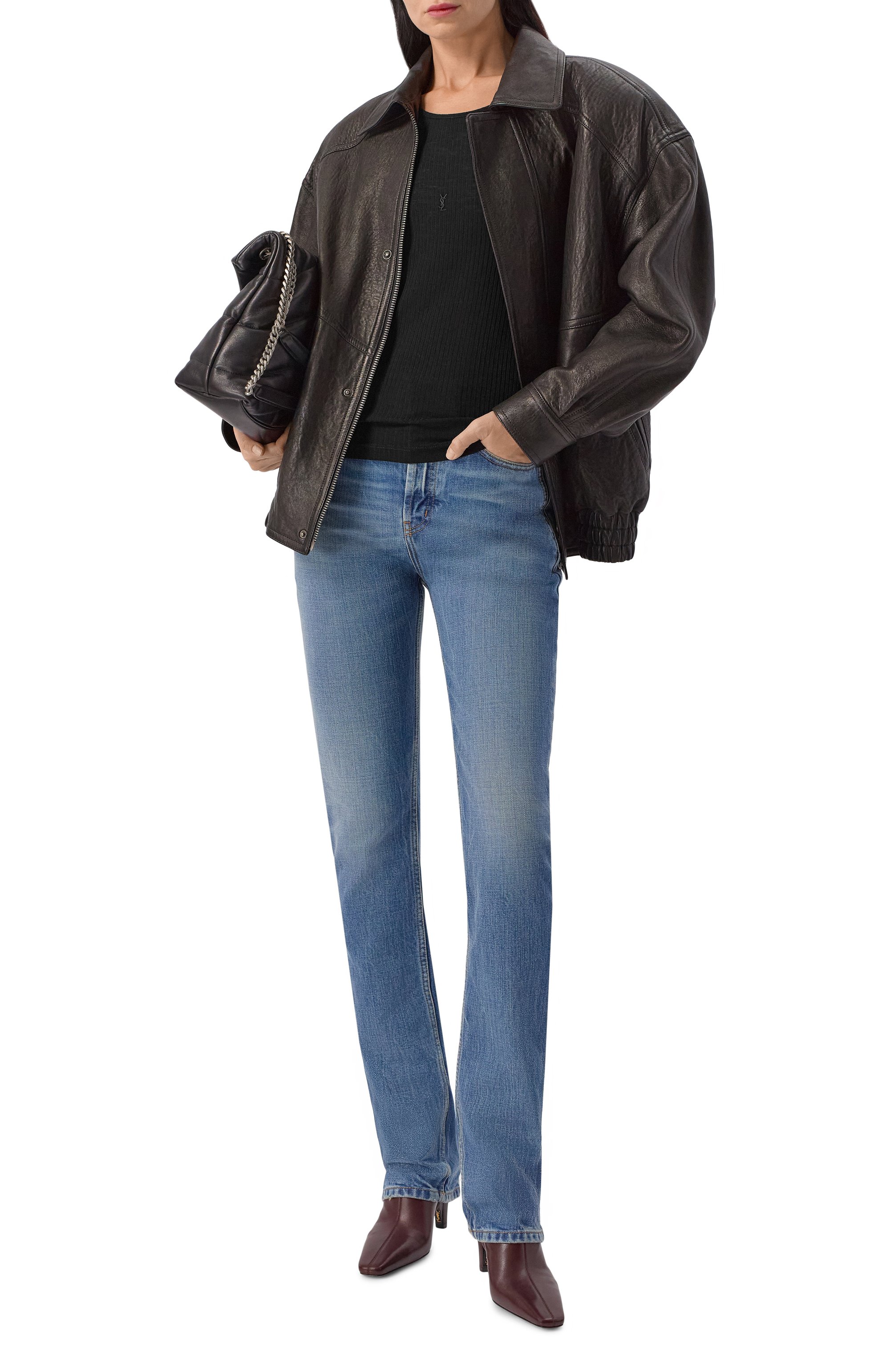 Шерстяная майка SAINT LAURENT, арт. 752721/YBMV2, фото 2