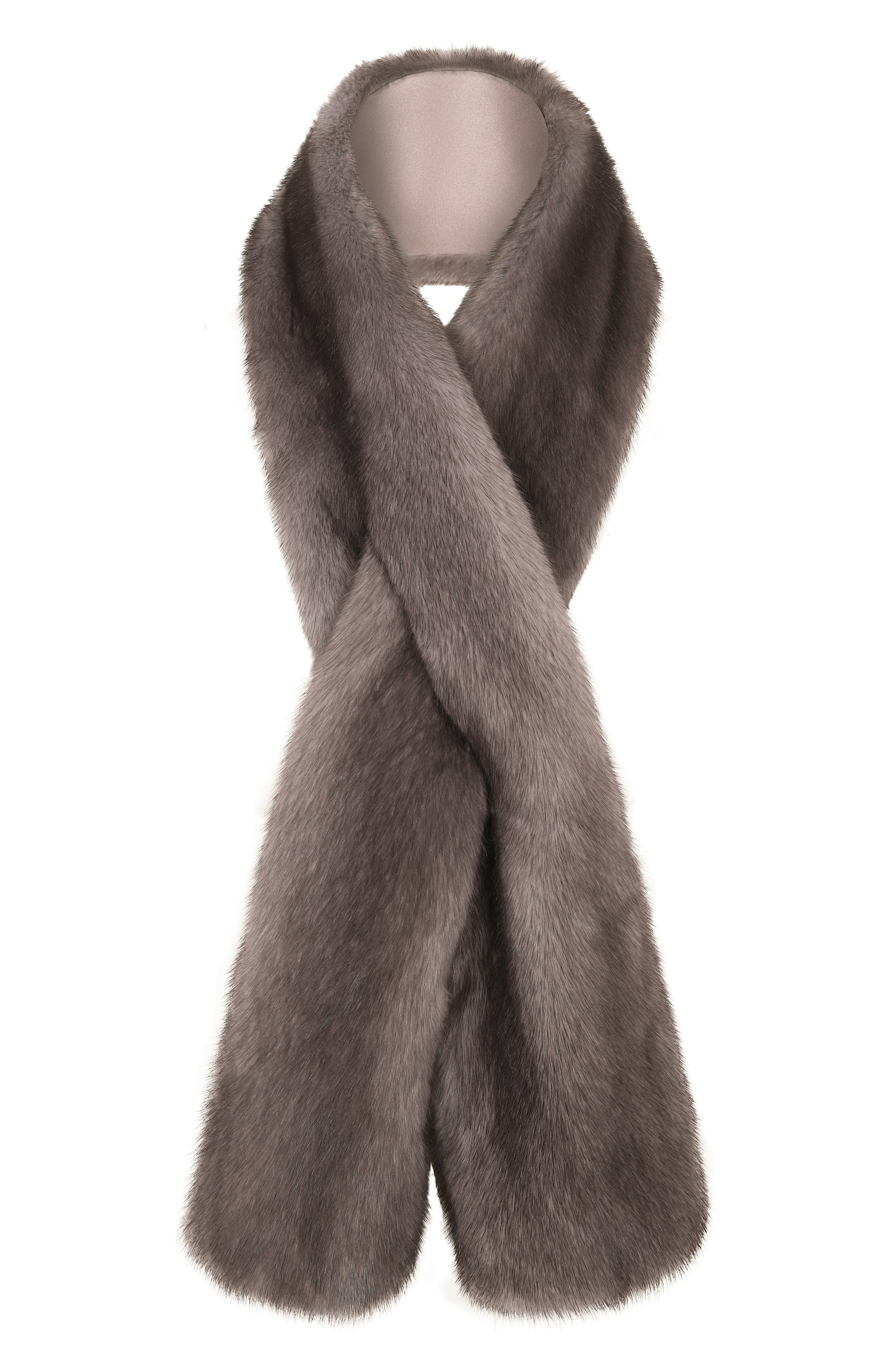 Меховой шарф из норки MVST, арт. MSC-01 MINK IRIS, фото 1