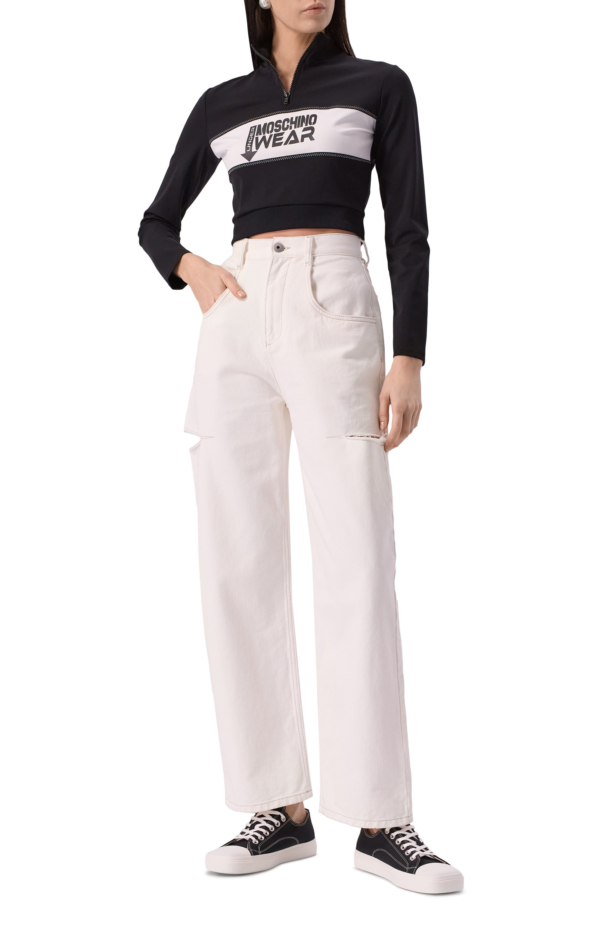 Текстильные кеды edge MOSCHINO, арт. 15053/MW0, фото 2