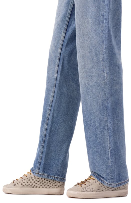 Замшевые кеды Super-Star  Golden Goose Deluxe Brand GWF00931.F007561 Бежевый  GWF00931.F007561 Фото 2
