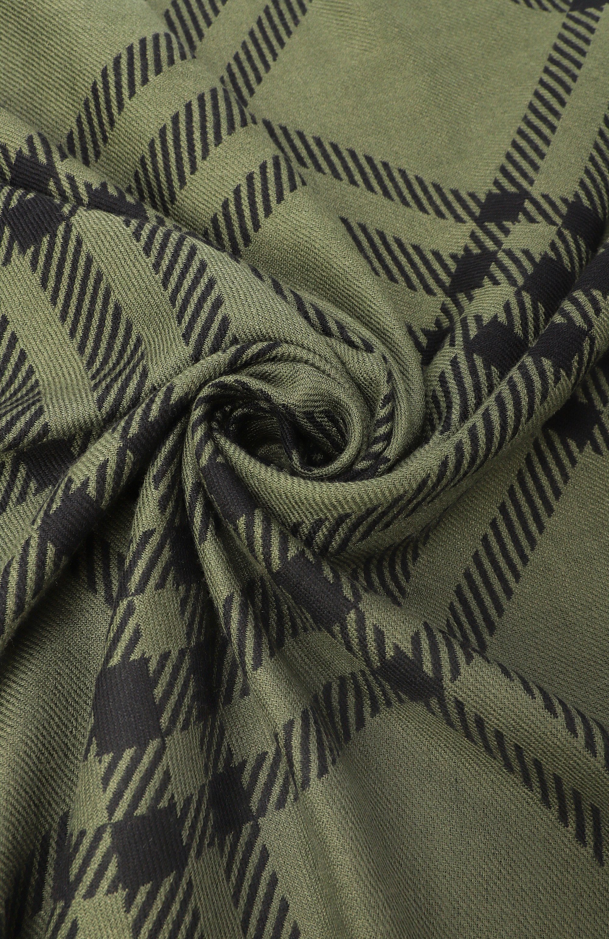 Шарф из шерсти и шелка BURBERRY, арт. 8112463, фото 3