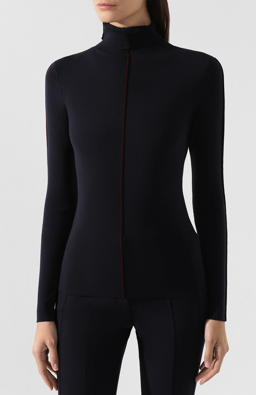 Водолазка из вискозы VICTORIA, VICTORIA BECKHAM, арт. KNTVV 136 PAW19 VISC0SE BLEND, фото 3