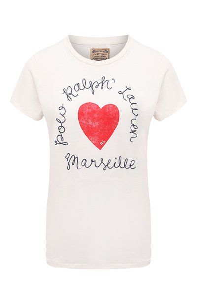 Женская хлопковая футболка POLO RALPH LAUREN, арт. 211827902