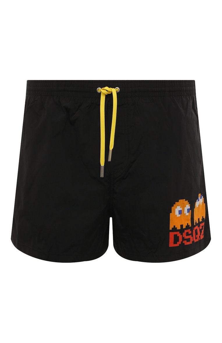 Мужские плавки-шорты dsquared2 x pac-man™ DSQUARED2 черного цвета, арт. D7B645330 | Фото 1 (Материал внешний: Синтетический материал; Принт: С принтом; Материал сплава: Проставлено; Нос: Не проставлено; Мужское Кросс-КТ: плавки-шорты)