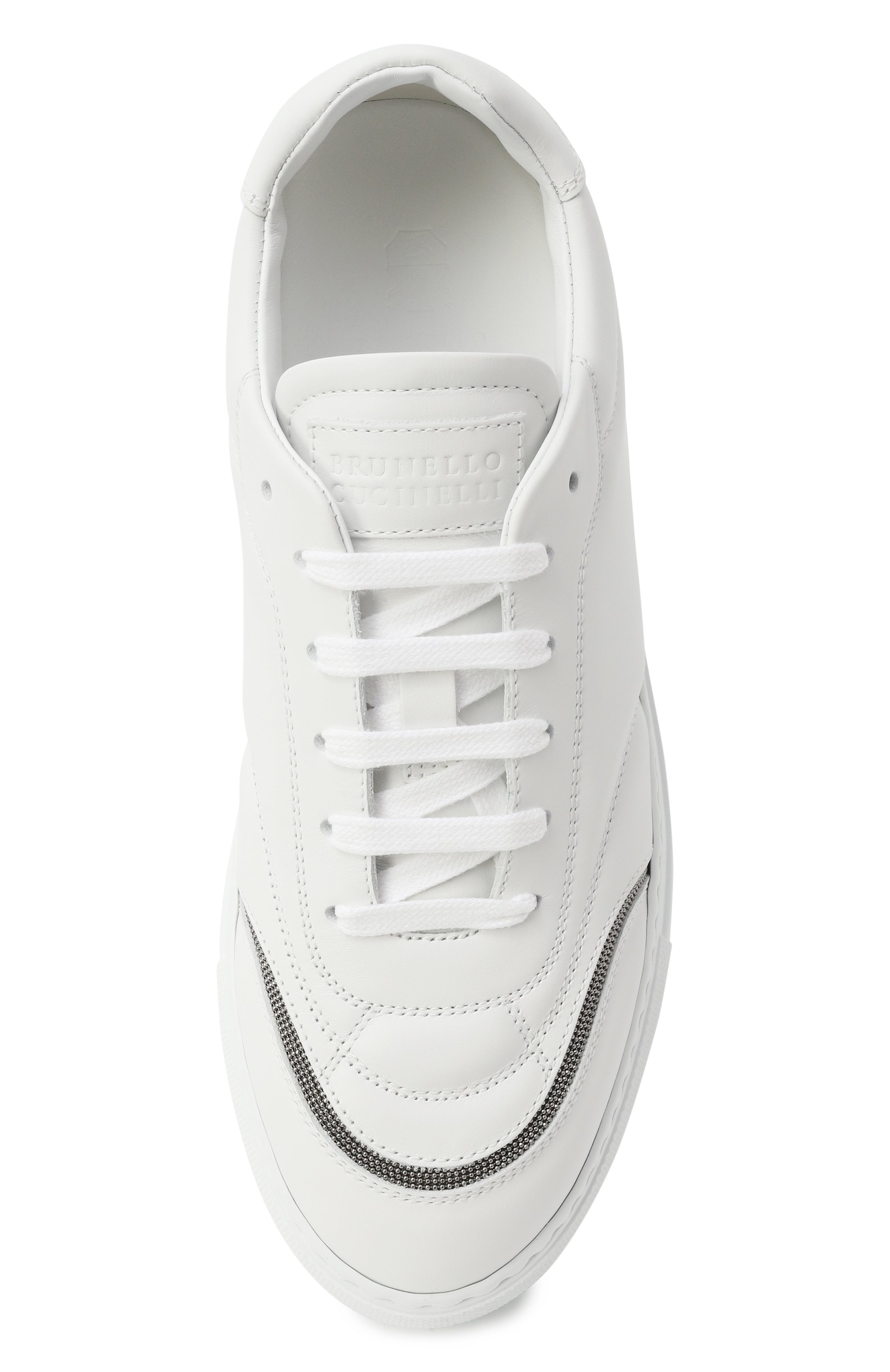 Кожаные кеды BRUNELLO CUCINELLI, арт. MZGSG3077P, фото 6