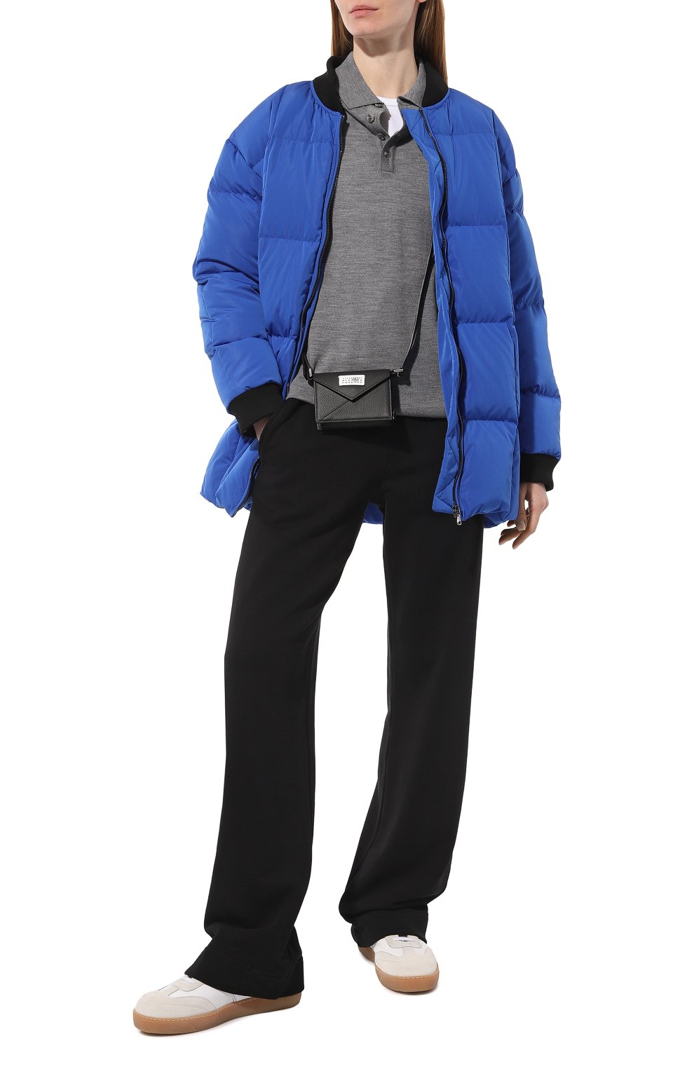 Пуховый бомбер SEVEN LAB синего цвета по цене 43890 руб., арт. SCN.22.420.396, фото 2 Пуховый бомбер SEVEN LAB, арт. SCN.22.420.396, фото 2