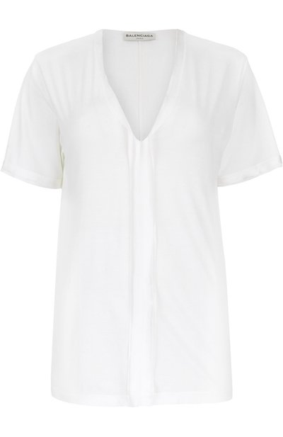 Футболка свободного кроя с v-образным вырезом BALENCIAGA, арт. 426590/TRK06, фото 1