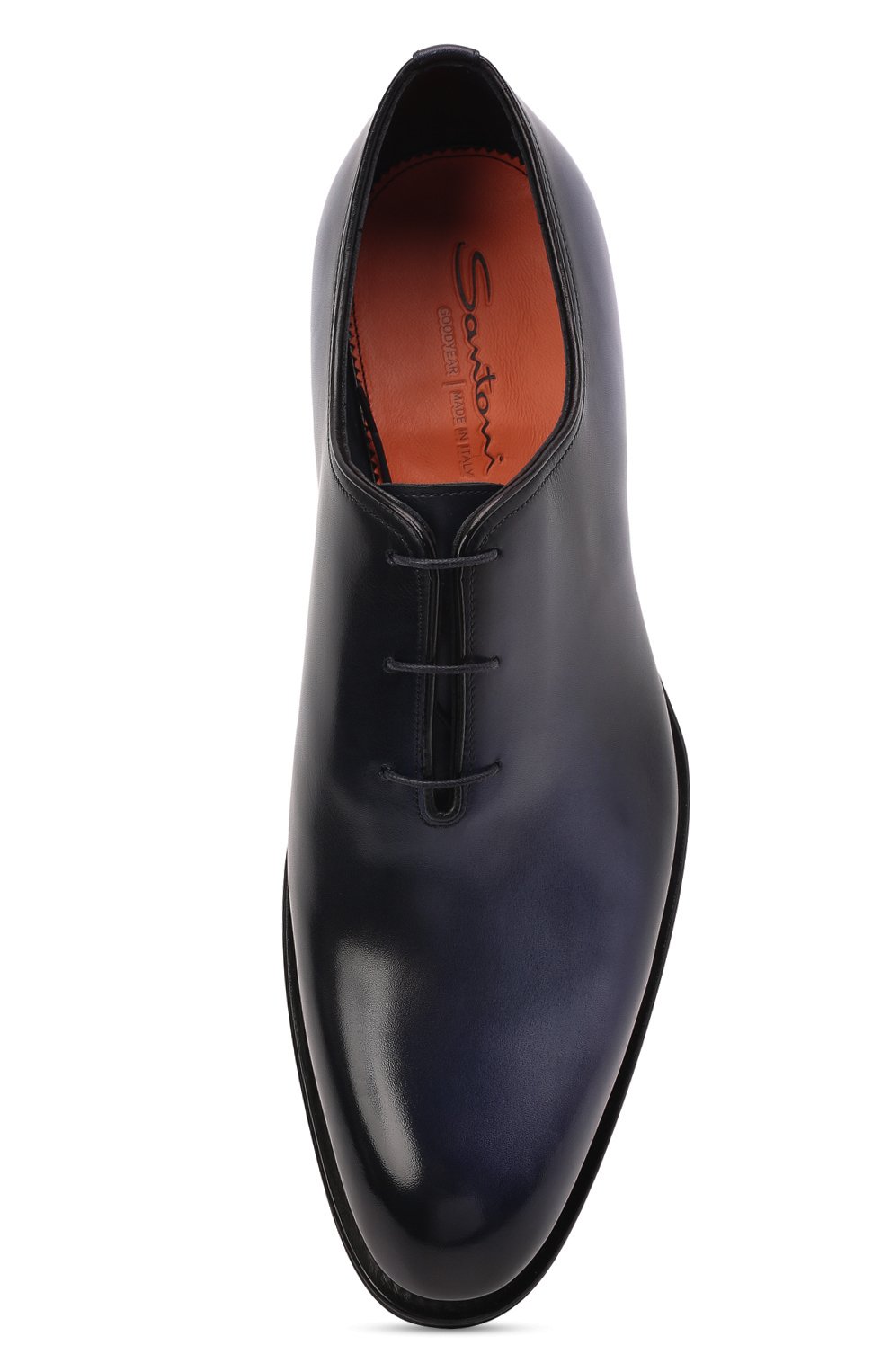 Кожаные оксфорды carter SANTONI, арт. MCCG16229MC8HFULU59, фото 6