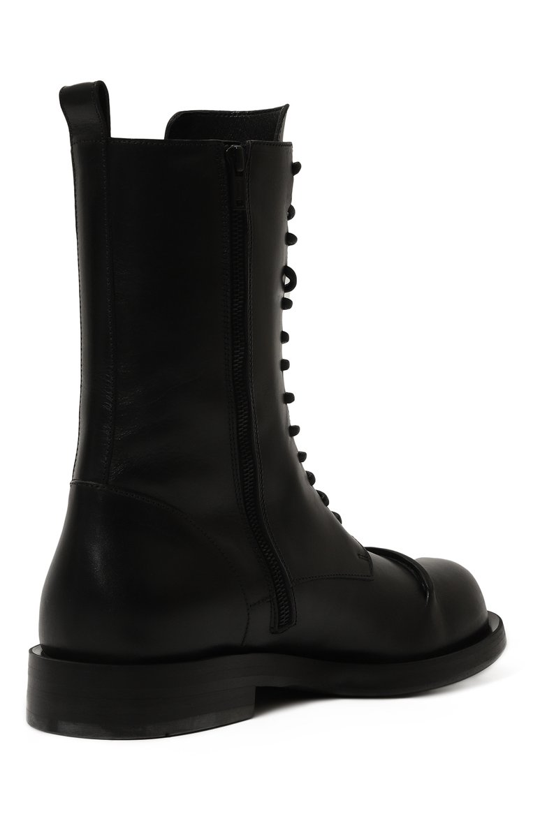 Кожаные ботинки gillian pintuck ANN DEMEULEMEESTER, арт. 2402-M-C15-LT049-099, фото 1