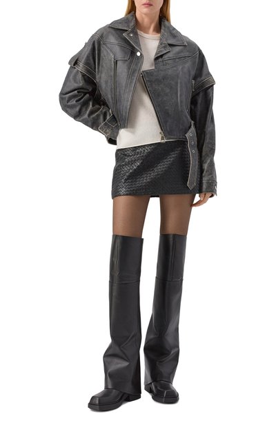 Кожаные ботфорты VIC MATIE, арт. 1H4156D_F06G050101, фото 3