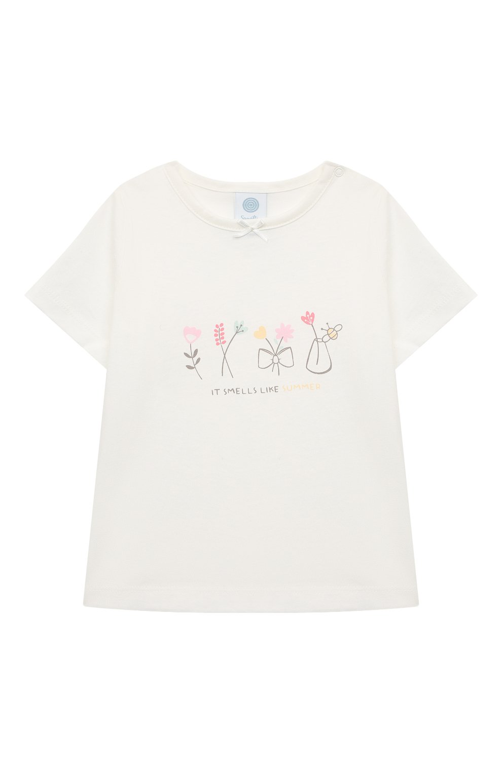 Хлопковая пижама SANETTA белого цвета по цене 5375 руб., арт. 221856, фото 2 Хлопковая пижама SANETTA, арт. 221856, фото 2