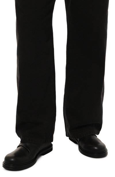 Кожаные сапоги gentleman VIC MATIE черного цвета по цене 54700 руб., арт. 1F8704U_F34F010101, фото 3 Кожаные сапоги gentleman VIC MATIE, арт. 1F8704U_F34F010101, фото 3