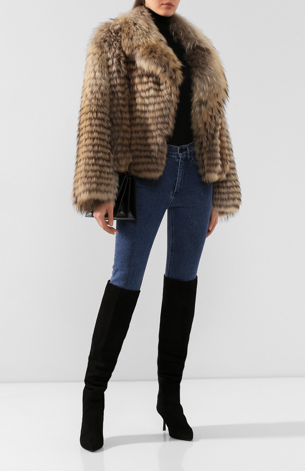 Замшевые ботфорты STUART WEITZMAN, арт. S4679, фото 2