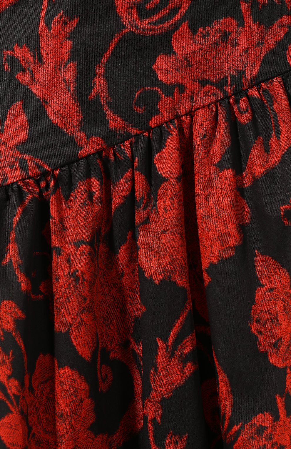 Хлопковая юбка DRIES VAN NOTEN красного цвета по цене 87700 руб., арт. 201-30863-9407, фото 5 Хлопковая юбка DRIES VAN NOTEN, арт. 201-30863-9407, фото 5