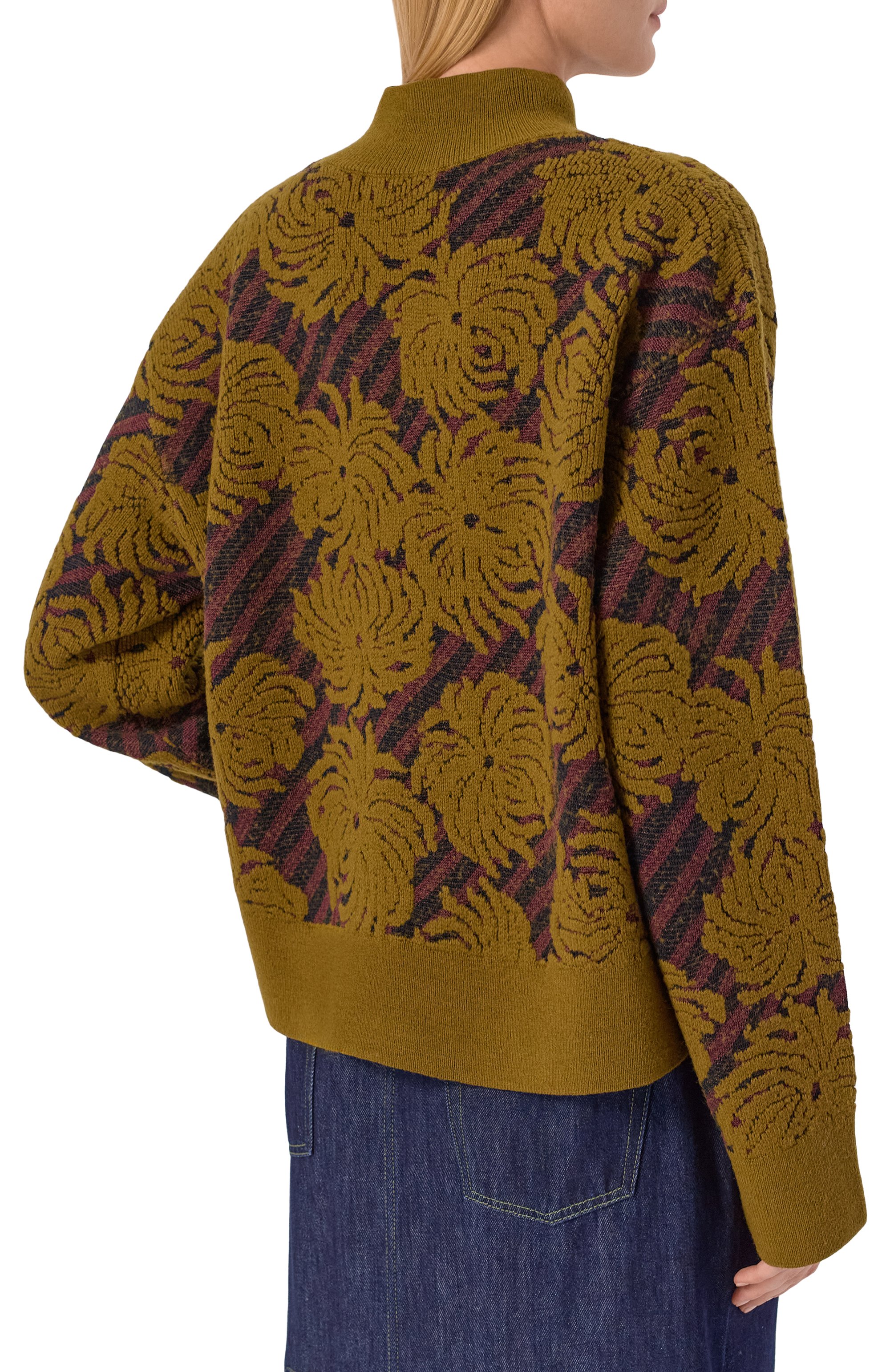 Свитер из шерсти и вискозы DRIES VAN NOTEN, арт. 011237-2731-606, фото 4