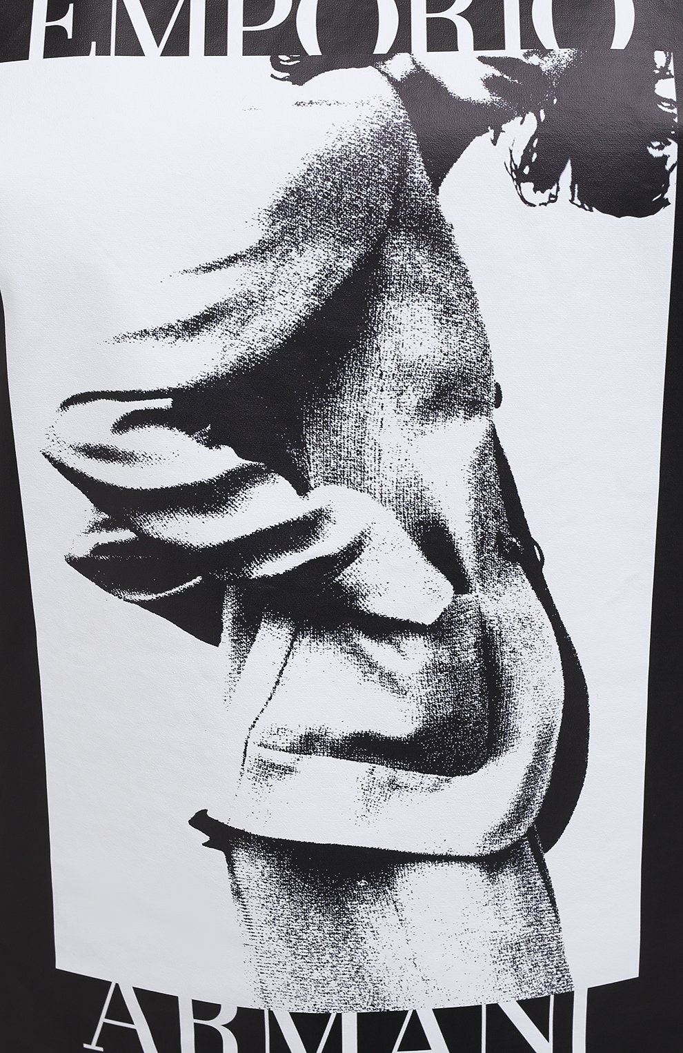 Хлопковая футболка EMPORIO ARMANI черного цвета по цене 18750 руб., арт. 6H2T7L/2J30Z, фото 5 Хлопковая футболка EMPORIO ARMANI, арт. 6H2T7L/2J30Z, фото 5