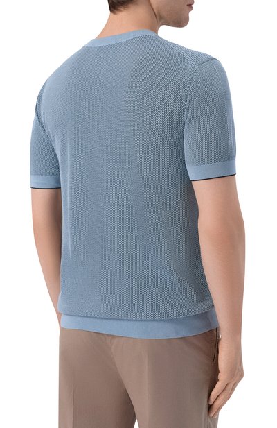 Джемпер из шелка и хлопка BOSS CAMEL, арт. 50560480, фото 4