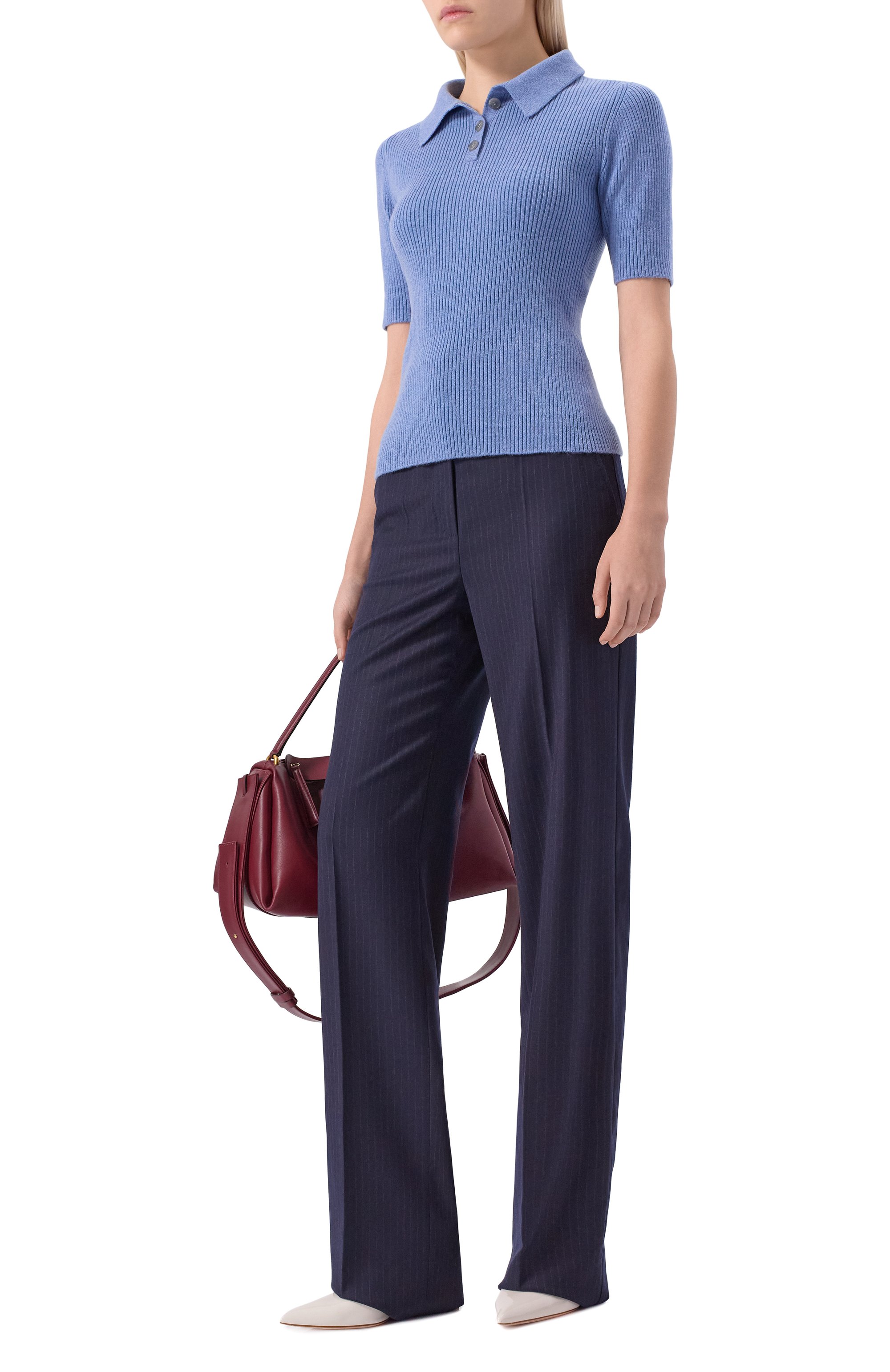 Шерстяные брюки MAX MARA STUDIO, арт. MEDIUM, фото 2