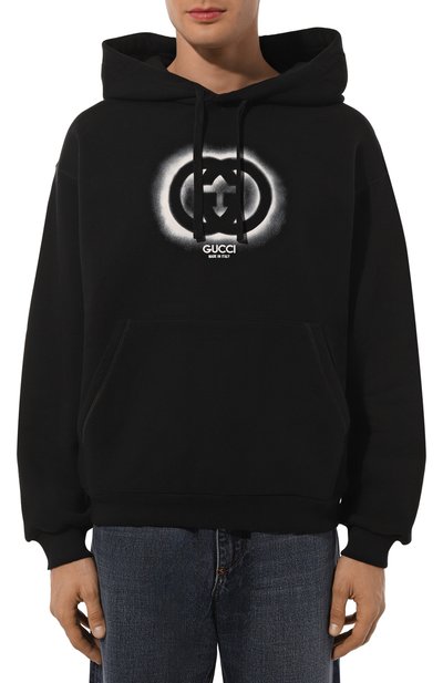 Хлопковое худи GUCCI, арт. 770839/XJF65, фото 3