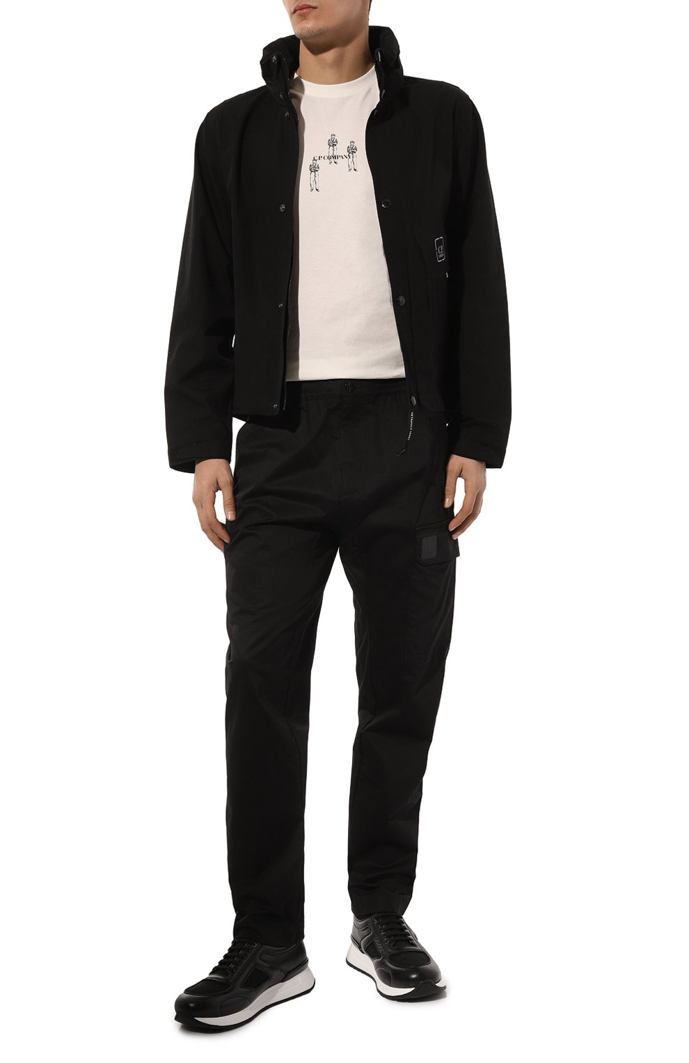 Хлопковые брюки C.P. COMPANY, арт. 16CLPA036A110042A, фото 2