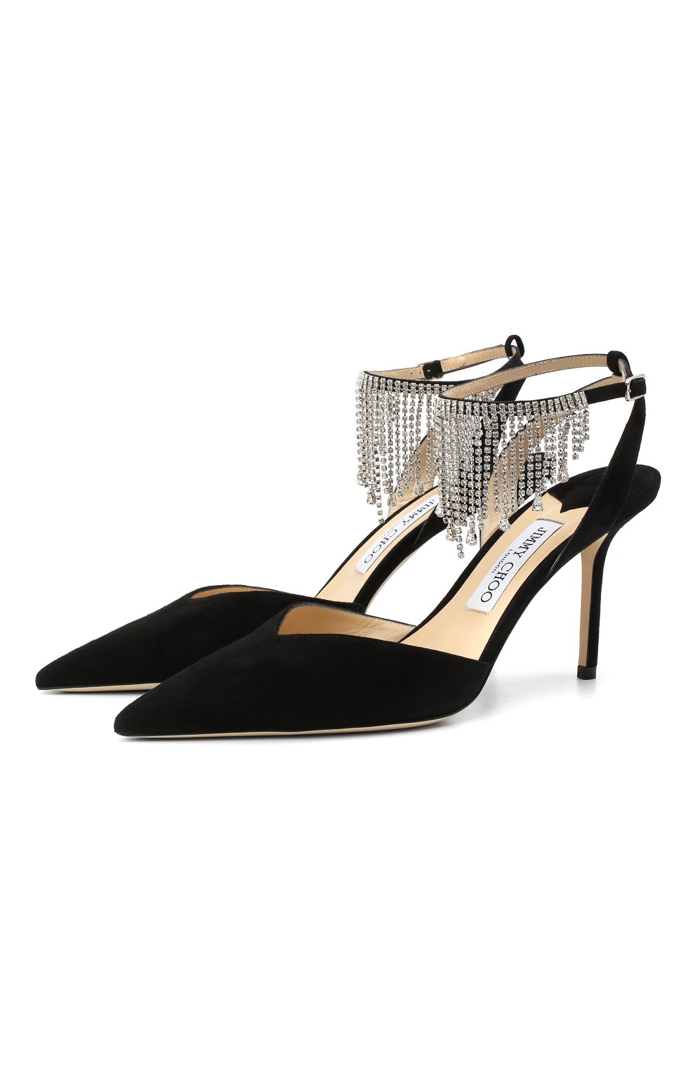 Замшевые туфли birtie 85 JIMMY CHOO, арт. BIRTIE85DRS, фото 1