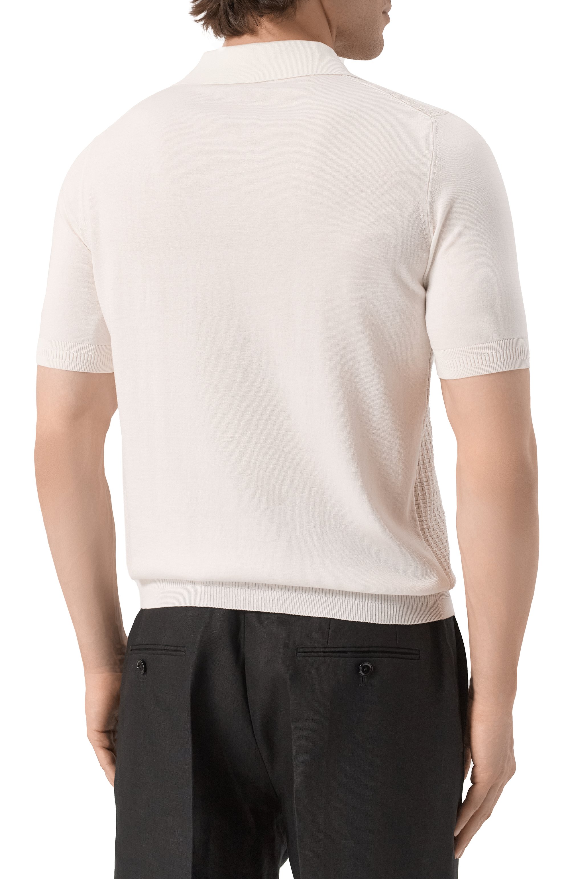 Поло из шелка и хлопка ZILLI, арт. KLP002M0145VZWE00, фото 4