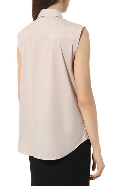 Хлопковая рубашка BRUNELLO CUCINELLI кремового цвета по цене 68800 руб., арт. M0091MA616, фото 4 Хлопковая рубашка BRUNELLO CUCINELLI, арт. M0091MA616, фото 4