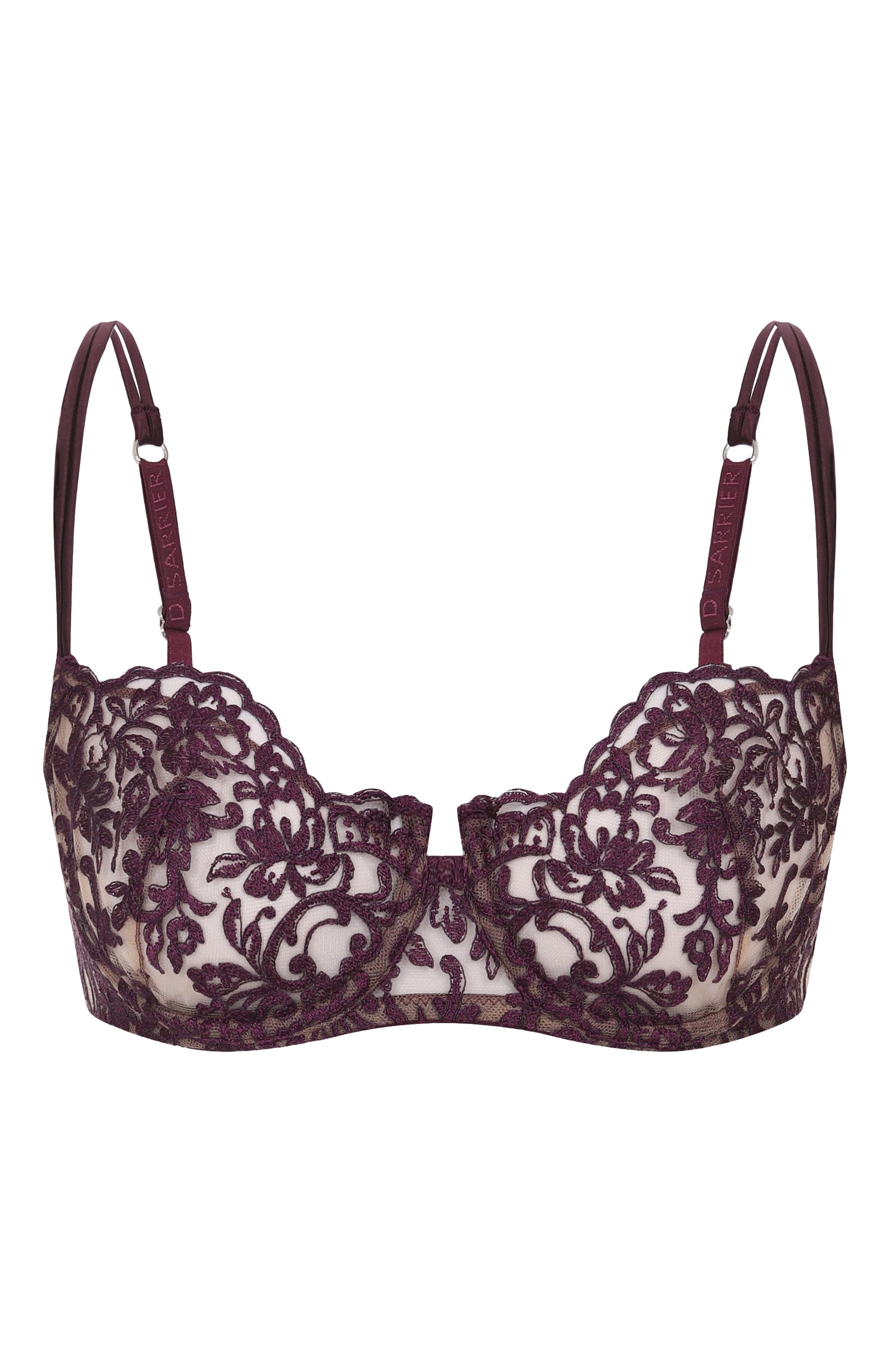Бюстгальтер-балконет I.D. SARRIERI фиолетового цвета по цене 59110 руб., арт. J53272, фото 1 Бюстгальтер-балконет I.D. SARRIERI, арт. J53272, фото 1