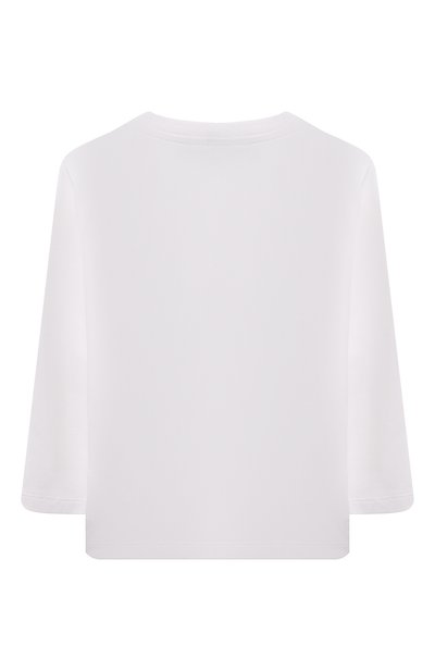 Хлопковый лонгслив MONCLER белого цвета по цене 16850 руб., арт. G2-951-8D721-20-8790M, фото 2 Хлопковый лонгслив MONCLER, арт. G2-951-8D721-20-8790M, фото 2