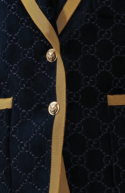 Жакет с контрастной отделкой и карманами GUCCI, арт. 523252/ZKV02, фото 5