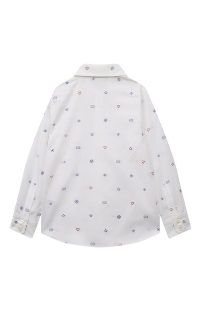 Хлопковая рубашка GUCCI, арт. 626669 XWAKV, фото 2