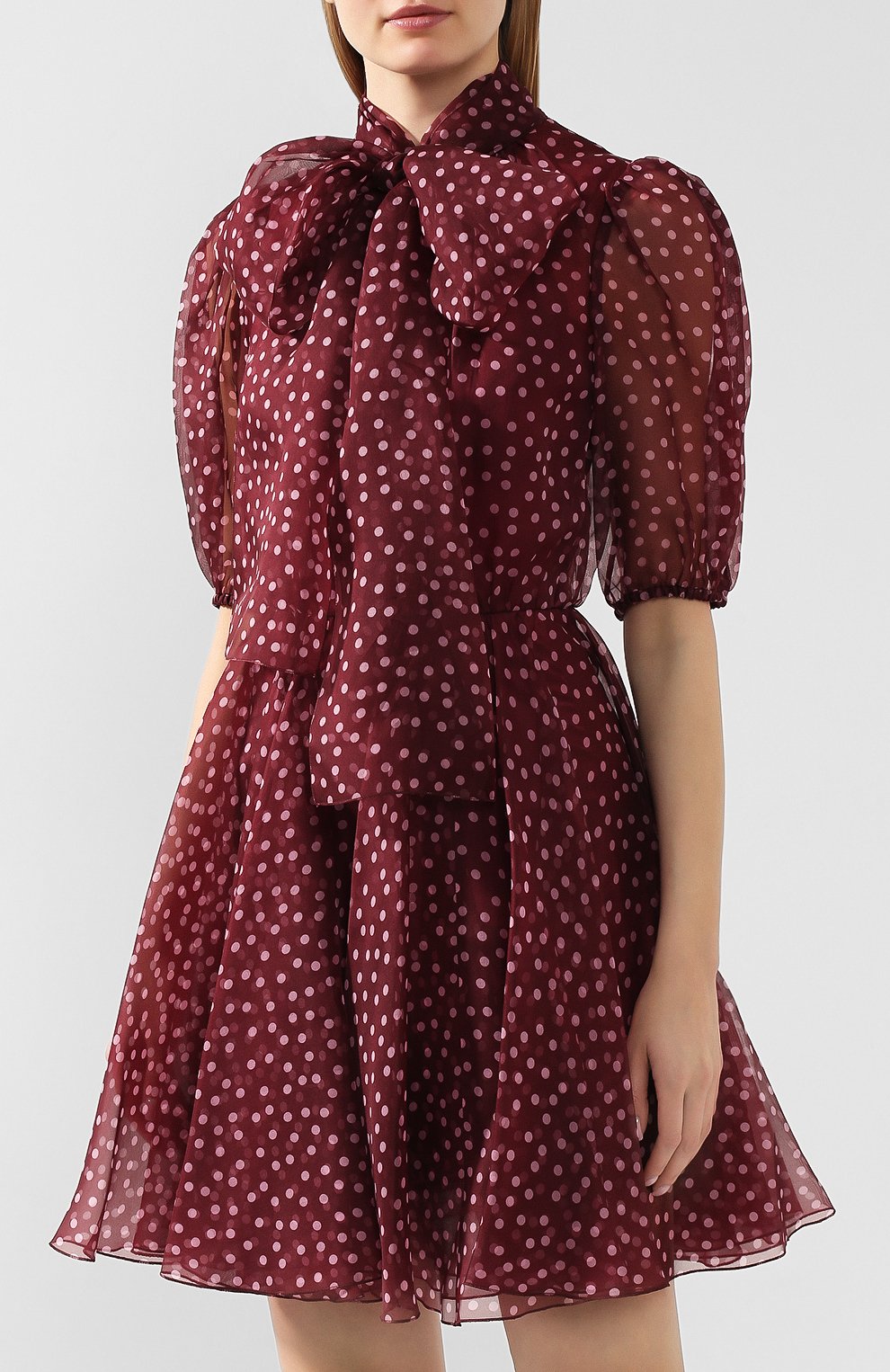 Шелковое платье DOLCE & GABBANA, арт. F6H7QT/IS1BX, фото 3