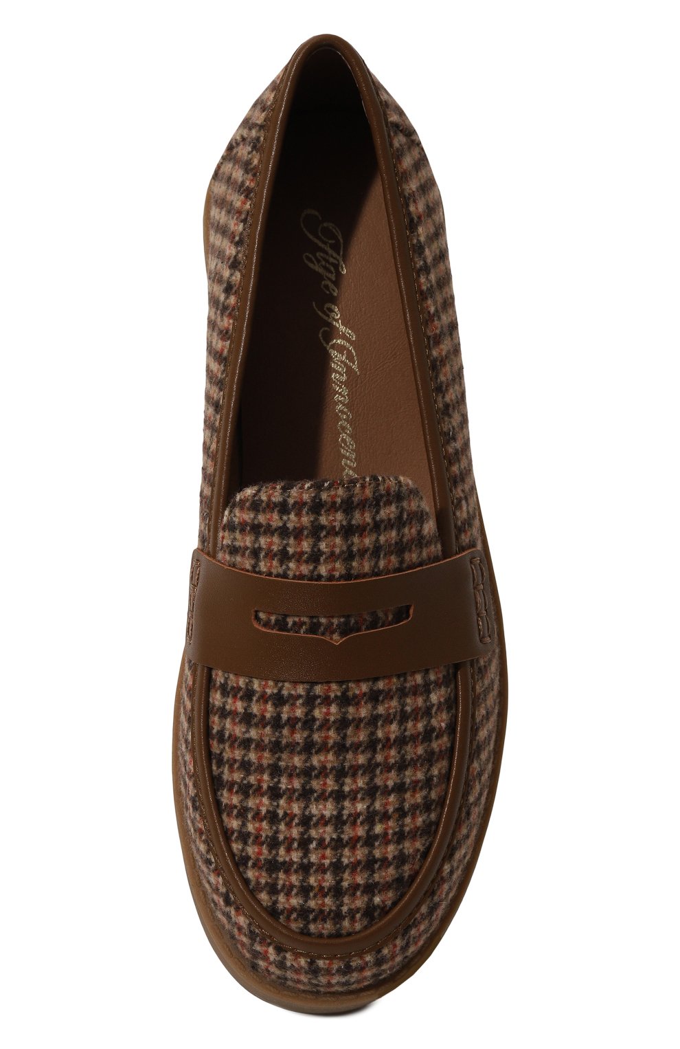 Шерстяные лоферы paula AGE OF INNOCENCE, арт. 000361/PAULA PLAID/37, фото 4