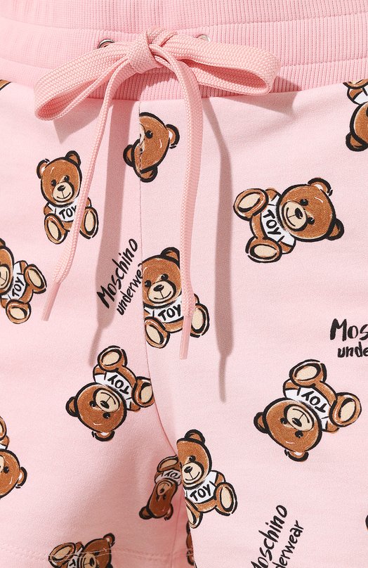 Хлопковые шорты Moschino 231V6/A6802/4416 Розовый  231V6/A6802/4416 Фото 5