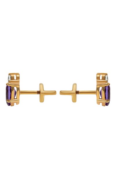 Серьги-пусеты с аметистом MOONKA, арт. ec-ser-amt, фото 3