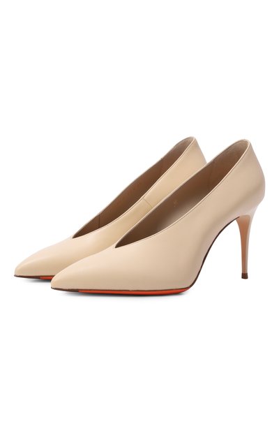 Женские кожаные туфли SANTONI, арт. WDBG72288HALTSZA
