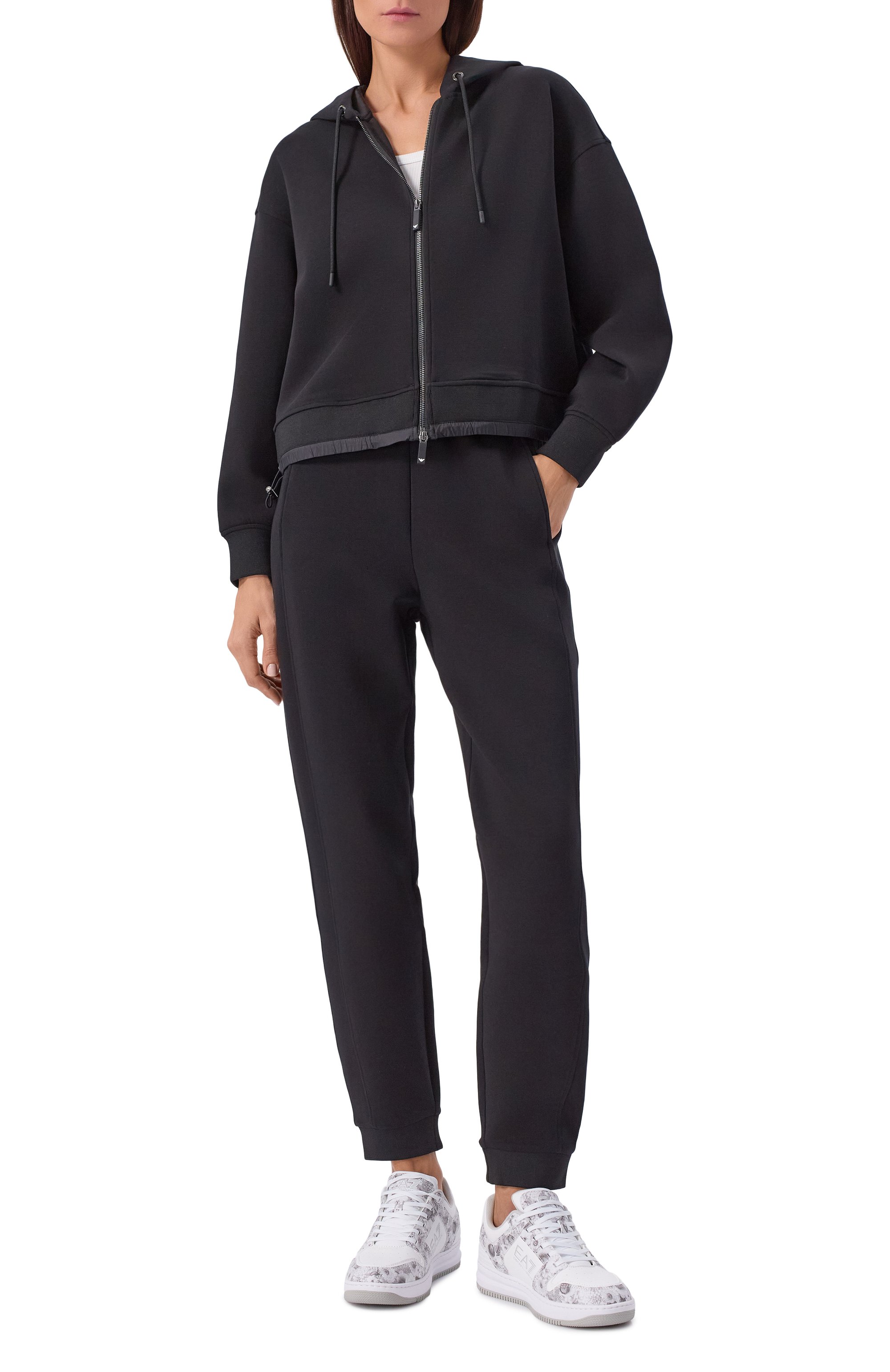 Хлопковые джоггеры EMPORIO ARMANI, арт. EW001360/AF10002, фото 2