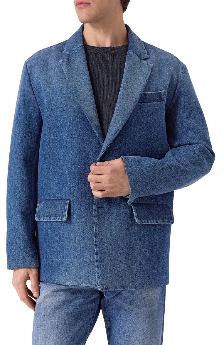 Джинсовый пиджак VALENTINO, арт. 5V3DC03RA9S, фото 4