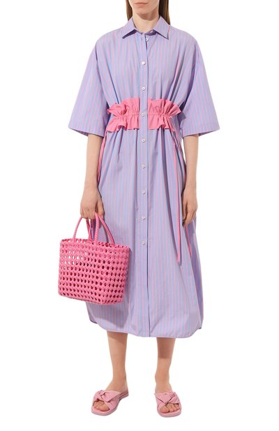 Хлопковое платье MSGM, арт. 3441MDA30Y 237111, фото 3