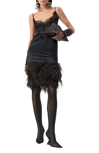 Текстильные ботфорты cheopissima 105 THE ATTICO, арт. 246WSH00802/PAA066PH, фото 2